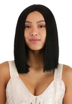 Deep Black Long Bob Wig For Women