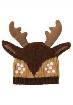 Deer Knit Stocking Cap