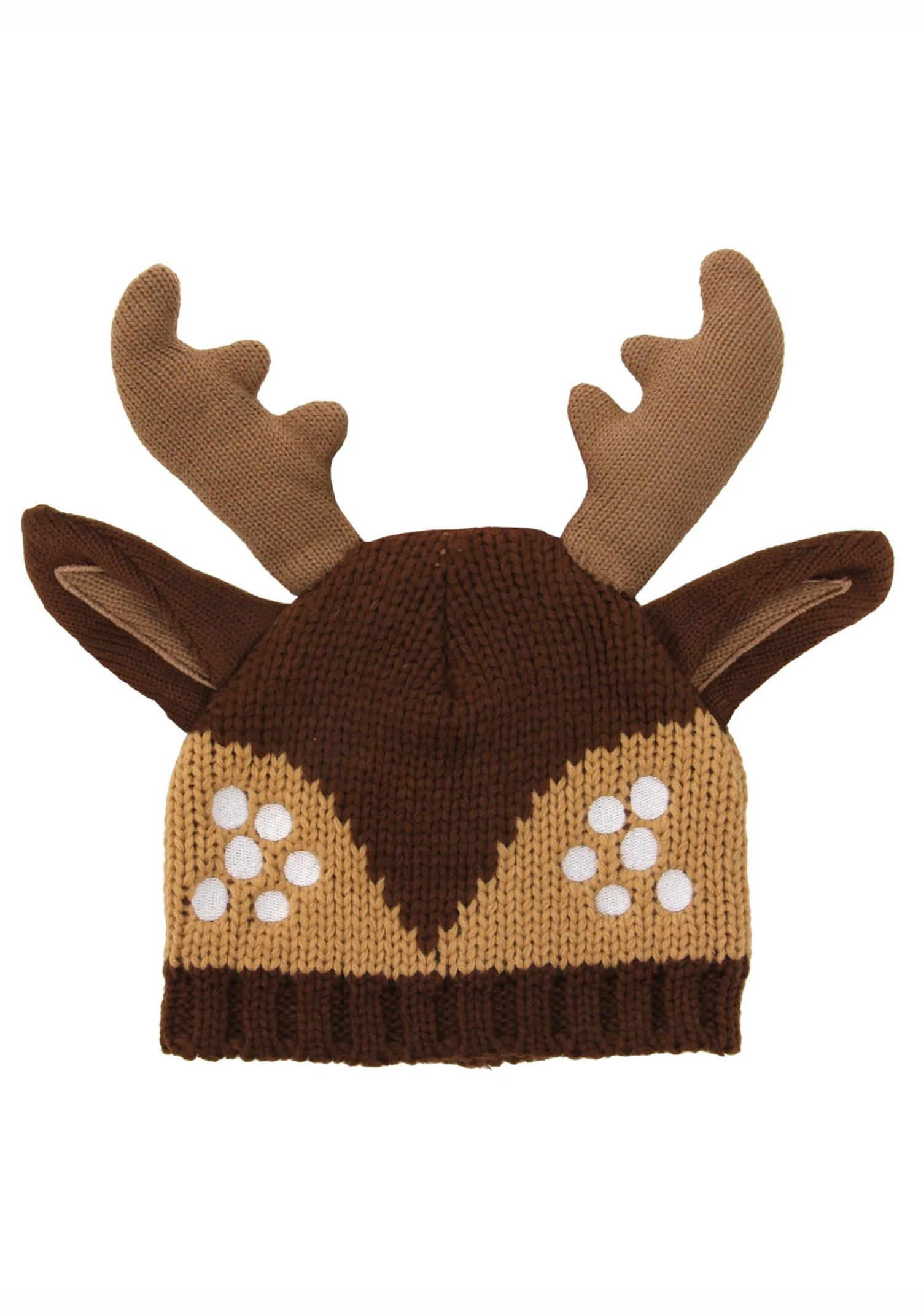 Deer Knit Stocking Cap 3 Deer Knit Stocking Cap