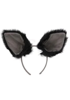 Deluxe Cat Ears Headband -Halloween Costumes deluxe cat ears headband alt 2