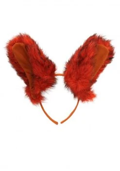 Deluxe Orange Fox Ears Headband -Halloween Costumes deluxe fox ears headband alt 2