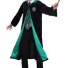 Deluxe Harry Potter Slytherin Adult Plus Size Robe Costume 1 Deluxe Harry Potter Slytherin Adult Plus Size Robe Costume -Halloween Costumes deluxe harry potter adult plus size slytherin robe