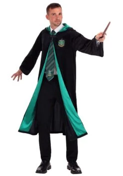 Deluxe Harry Potter Slytherin Adult Plus Size Robe Costume