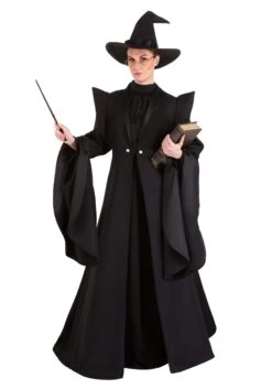 Women's Deluxe Plus Size Harry Potter McGonagall Costume 9 Women's Deluxe Plus Size Harry Potter McGonagall Costume -Halloween Costumes deluxe harry potter mcgonagall plus size costume 1