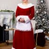Deluxe Mrs. Claus Costume For Women 2 Deluxe Mrs. Claus Costume For Women -Halloween Costumes deluxe mrs claus costume update main