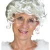 Women's Deluxe Mrs. Claus Wig -Halloween Costumes deluxe mrs claus wig