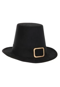Deluxe Brown Pilgrim Costume Hat 7 Deluxe Brown Pilgrim Costume Hat -Halloween Costumes deluxe pilgrim hat alt 1