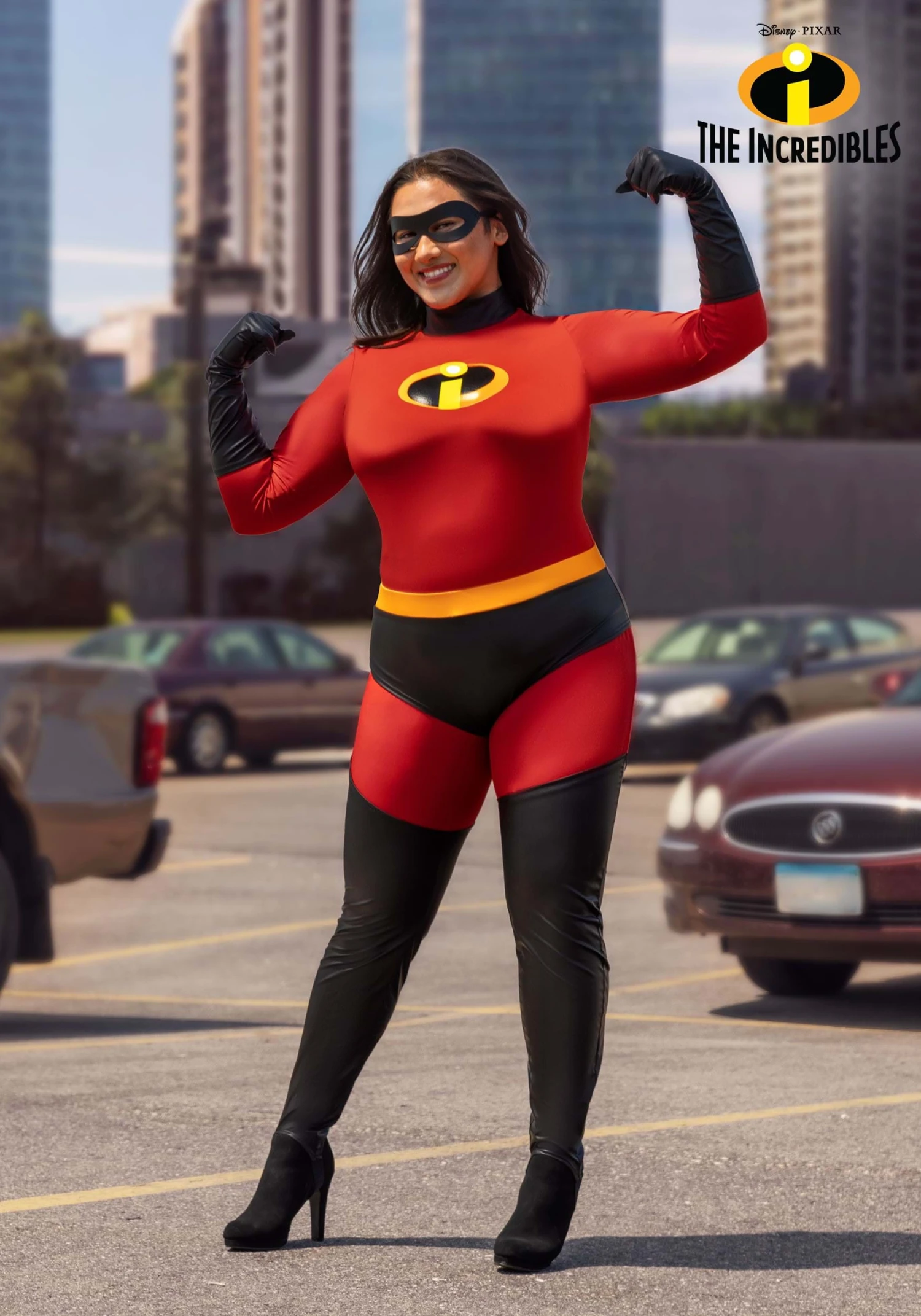 The Incredibles Deluxe Plus Size Mrs. Incredible Costume For Women 3 The Incredibles Deluxe Plus Size Mrs. Incredible Costume For Women