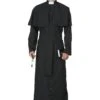 Deluxe Priest Costume For Men 1 Deluxe Priest Costume For Men -Halloween Costumes deluxe priest costume