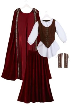 Deluxe Women's Red Riding Hood Costume 15 Deluxe Women's Red Riding Hood Costume -Halloween Costumes deluxe red riding hood alt 1