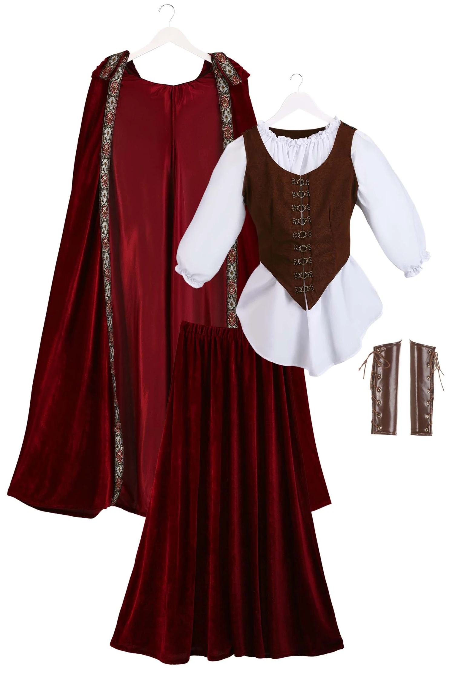 Deluxe Women's Red Riding Hood Costume 4 Deluxe Women's Red Riding Hood Costume - Image 2