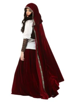 Deluxe Women's Red Riding Hood Costume 16 Deluxe Women's Red Riding Hood Costume -Halloween Costumes deluxe red riding hood alt 2