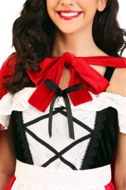 Women's Plus Size Deluxe Red Riding Hood Costume 15 Women's Plus Size Deluxe Red Riding Hood Costume -Halloween Costumes deluxe red riding hood costume alt5