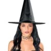 Deluxe Satin Witch Hat For Adults 2 Deluxe Satin Witch Hat For Adults -Halloween Costumes deluxe satin witch hat