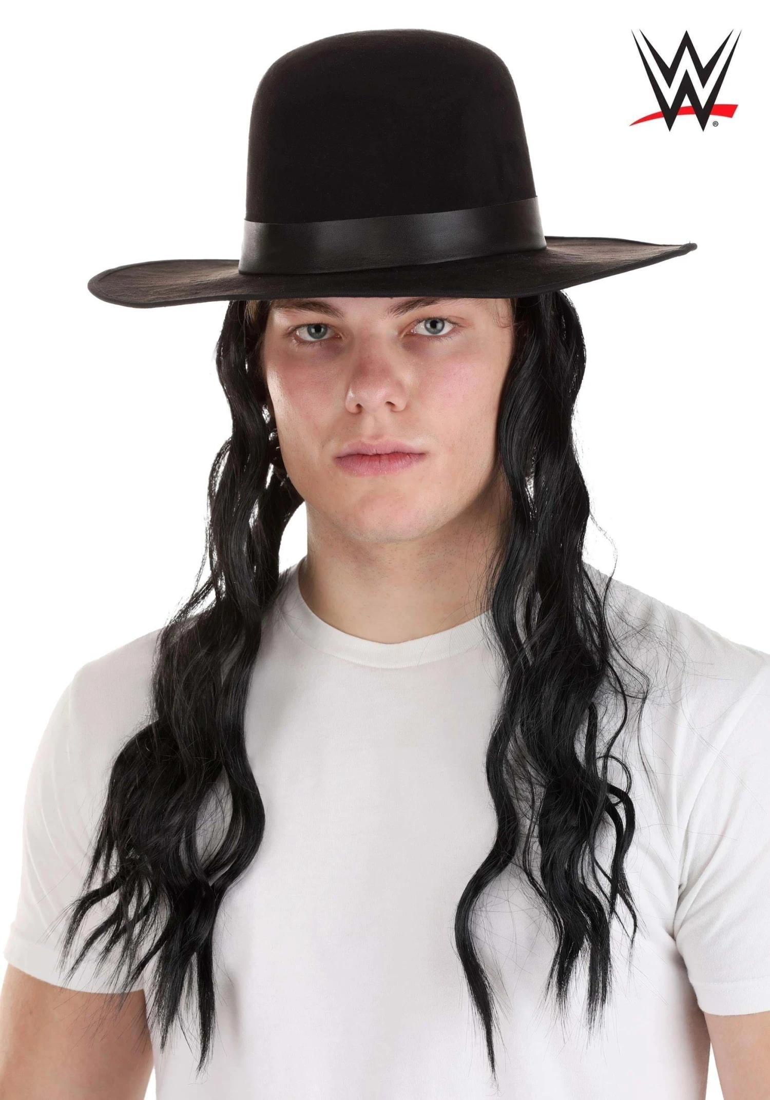 Deluxe WWE Undertaker Costume Hat For Men 3 Deluxe WWE Undertaker Costume Hat For Men