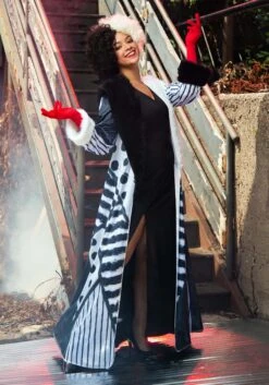 Descendants Women's Cruella Costume -Halloween Costumes descendants womens cruella costume alt 1