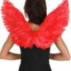 Devilish Angel Red Costume Wings -Halloween Costumes devilish angel red wings