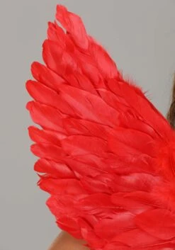 Devilish Angel Red Costume Wings 7 Devilish Angel Red Costume Wings -Halloween Costumes devilish angel red wings alt 2