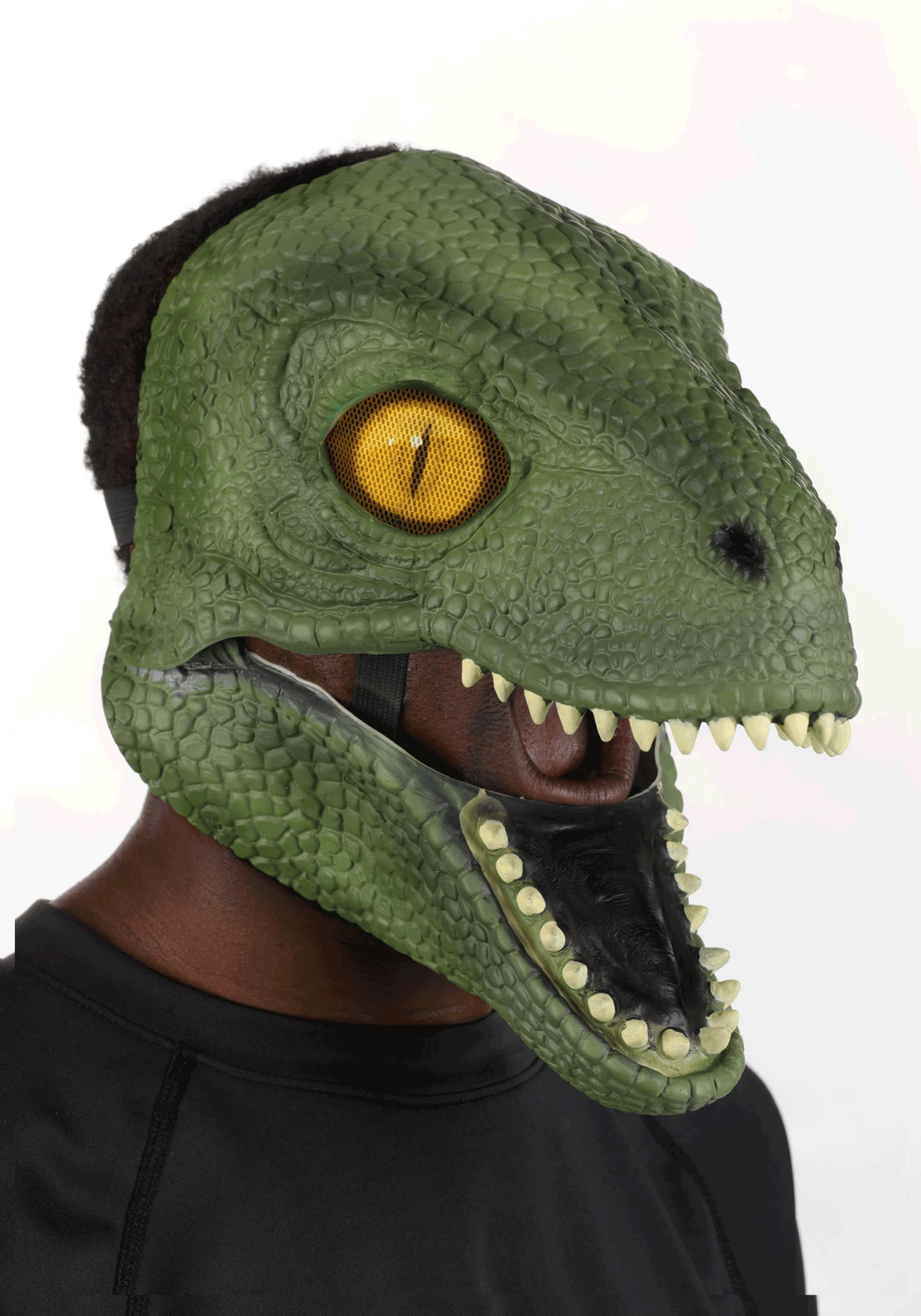 Mouth Mover Green Dinosaur Costume Mask 4 Mouth Mover Green Dinosaur Costume Mask - Image 2