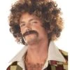 Disco Dirt Bag Wig And Mustache 2 Disco Dirt Bag Wig And Mustache -Halloween Costumes disco dirt bag wig and mustache