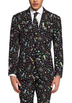 Opposuits Opposuit Disco Dude Men's Suit 9 Opposuits Opposuit Disco Dude Men's Suit -Halloween Costumes disco dude mens suit opposuit 1