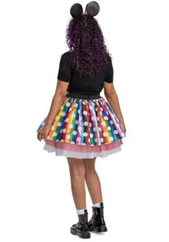 Disguise Disney Pride Minnie Mouse Costume Dress For Adults -Halloween Costumes disney adult pride minnie mouse costume alt 1