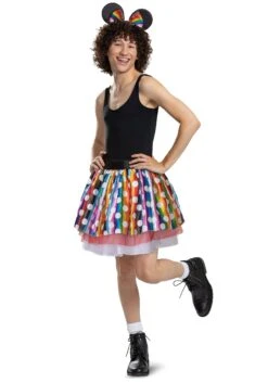 Disguise Disney Pride Minnie Mouse Costume Dress For Adults -Halloween Costumes disney adult pride minnie mouse costume alt 2