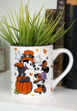 Mickey And Minnie Mouse Let's Party Disney Halloween Mug -Halloween Costumes disney halloween mickey minnie lets party mug alt 3