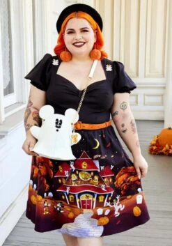 Disney Haunted House Stitch Shoppe By Loungefly Allison Dress 9 Disney Haunted House Stitch Shoppe By Loungefly Allison Dress -Halloween Costumes disney haunted house stitch shoppe by loungefly dress alt 3