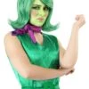 Women's Disney Inside Out Disgust Wig, Scarf & Belt Costume Kit