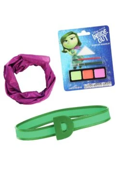 Women's Disney Inside Out Disgust Wig, Scarf & Belt Costume Kit 10 Women's Disney Inside Out Disgust Wig, Scarf & Belt Costume Kit -Halloween Costumes disney inside out disgust wig scarf belt kit alt 3