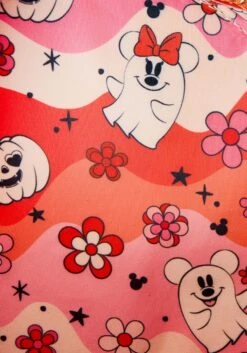 Disney Mickey & Minnie Floral Ghost Figural Heart Glow Loungefly Crossbody Bag -Halloween Costumes disney mickey minnie ghost heart lf crossbody bag alt 5