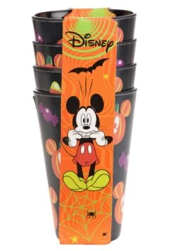 Set Of 4 Disney Mickey Mouse Pumpkins Tossed Black Tumblers 7 Set Of 4 Disney Mickey Mouse Pumpkins Tossed Black Tumblers -Halloween Costumes disney mickey pumpkins tossed black tumblers set o alt 1