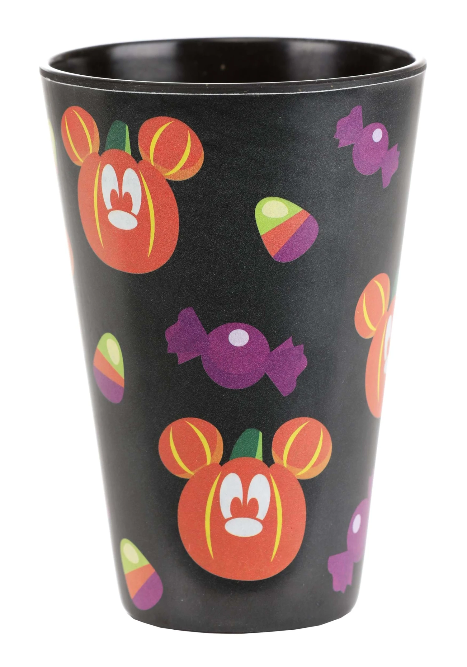 Set Of 4 Disney Mickey Mouse Pumpkins Tossed Black Tumblers 6 Set Of 4 Disney Mickey Mouse Pumpkins Tossed Black Tumblers - Image 4