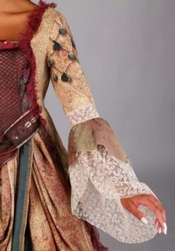 Women's Deluxe Disney Pirates Of The Caribbean Tia Dalma Costume -Halloween Costumes disney pirates caribbean womens tia dalma costume alt 6