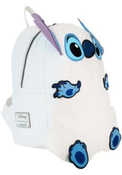 Disney Stitch Ghost Costume Figural Glow Loungefly Mini Backpack -Halloween Costumes disney stitch ghost figural glow loungefly backpack alt 2