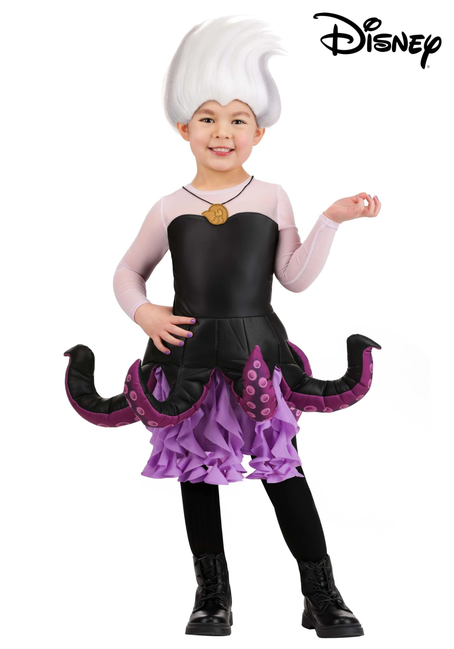 Girl's Disney The Little Mermaid Toddler Ursula Costume 3 Girl's Disney The Little Mermaid Toddler Ursula Costume