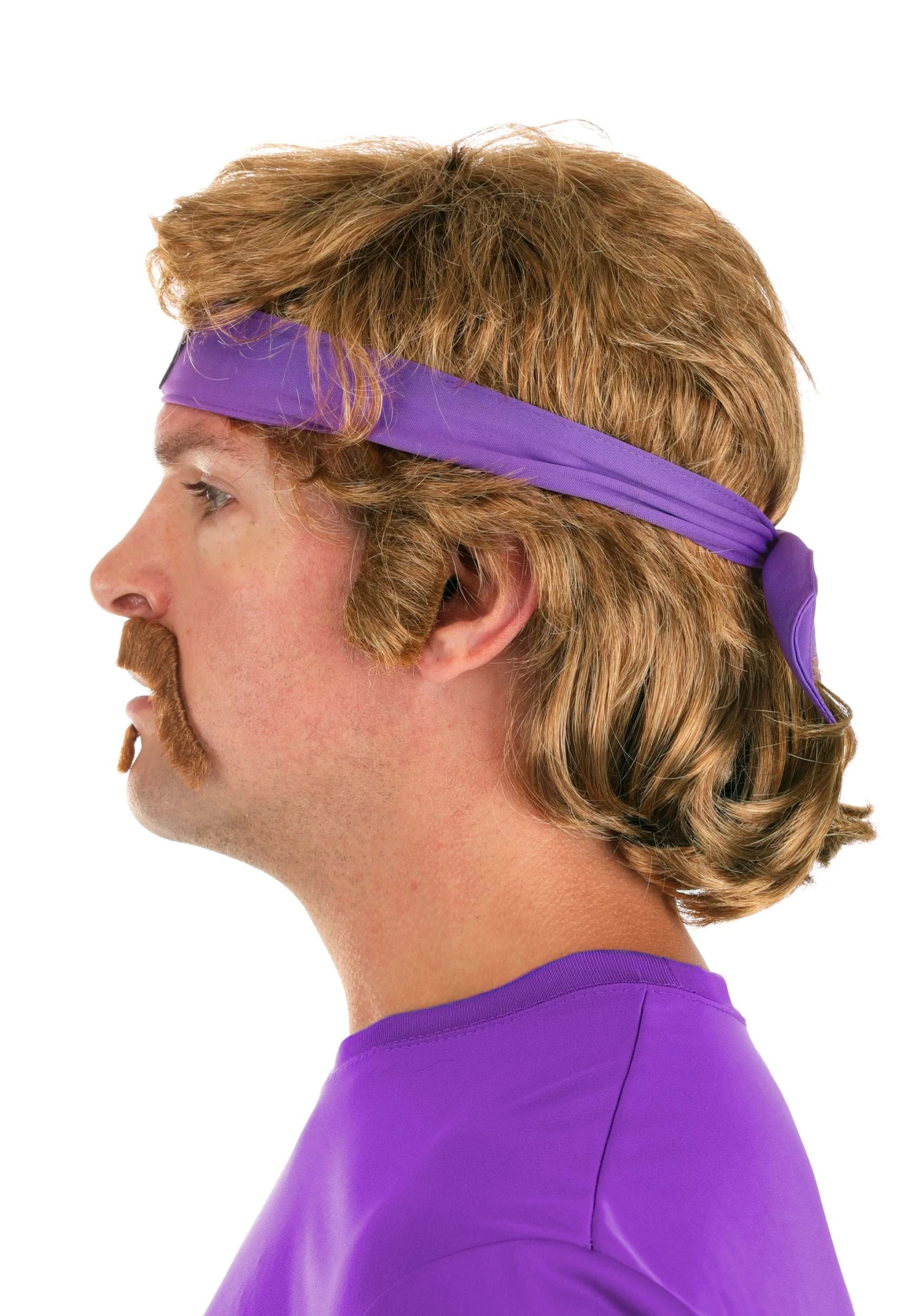 Dodgeball White Goodman Wig And Mustache Costume Kit 14 Dodgeball White Goodman Wig And Mustache Costume Kit - Image 12
