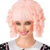 Light Pink Doll Wig Accessory -Halloween Costumes doll wig