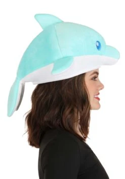 Dolphin Costume Animal Plush Hat 9 Dolphin Costume Animal Plush Hat -Halloween Costumes dolphin animal costume hat alt 3