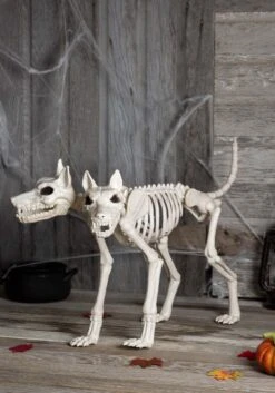 Double Trouble Skeleton Doberman Decoration 5 Double Trouble Skeleton Doberman Decoration -Halloween Costumes double trouble doberman alt 1