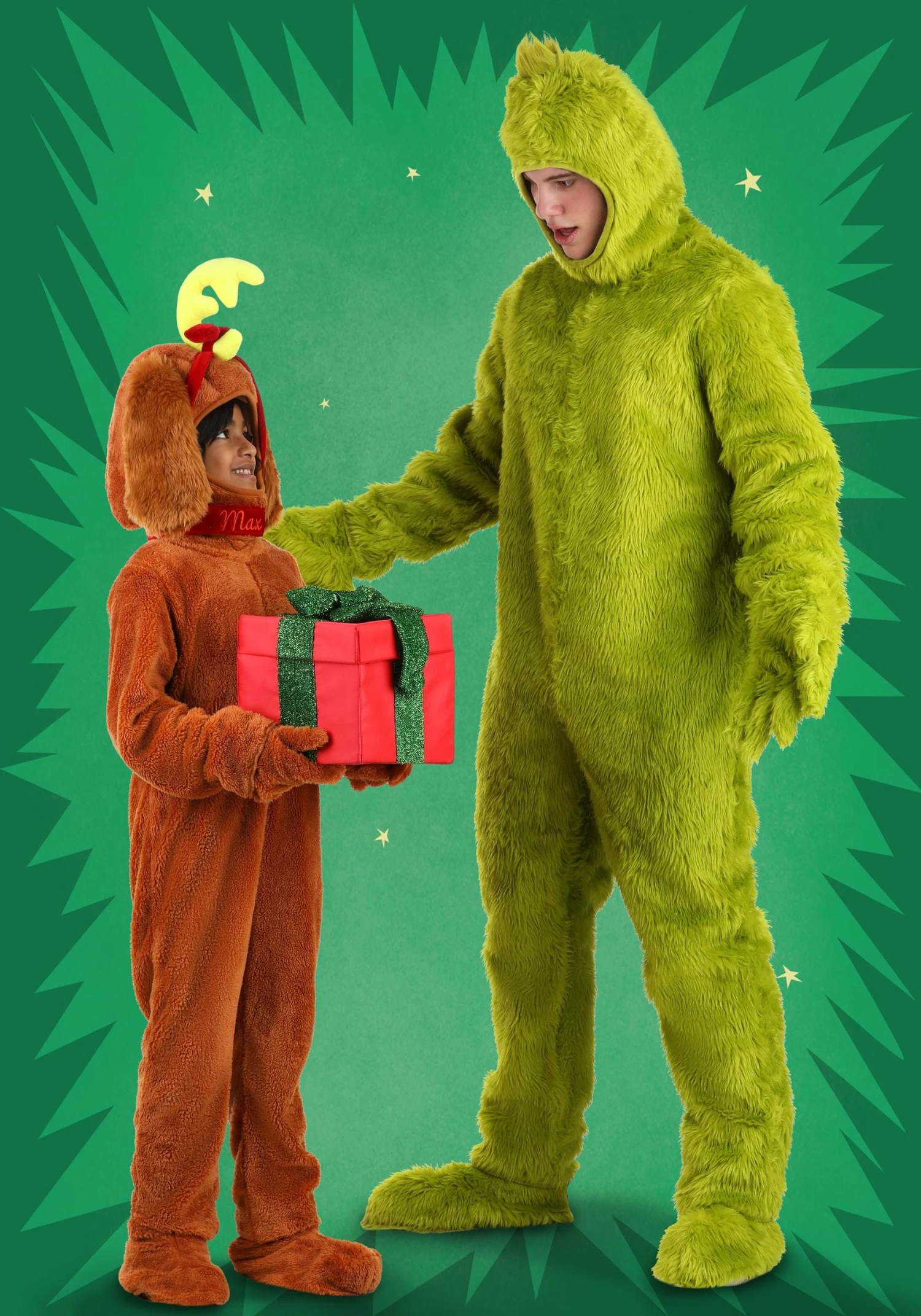 Dr. Seuss Open Face Grinch Costume For Adults 6 Dr. Seuss Open Face Grinch Costume For Adults - Image 4