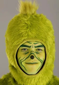 Dr. Seuss Open Face Grinch Costume For Adults 18 Dr. Seuss Open Face Grinch Costume For Adults -Halloween Costumes dr seuss adult open face grinch costume alt 5