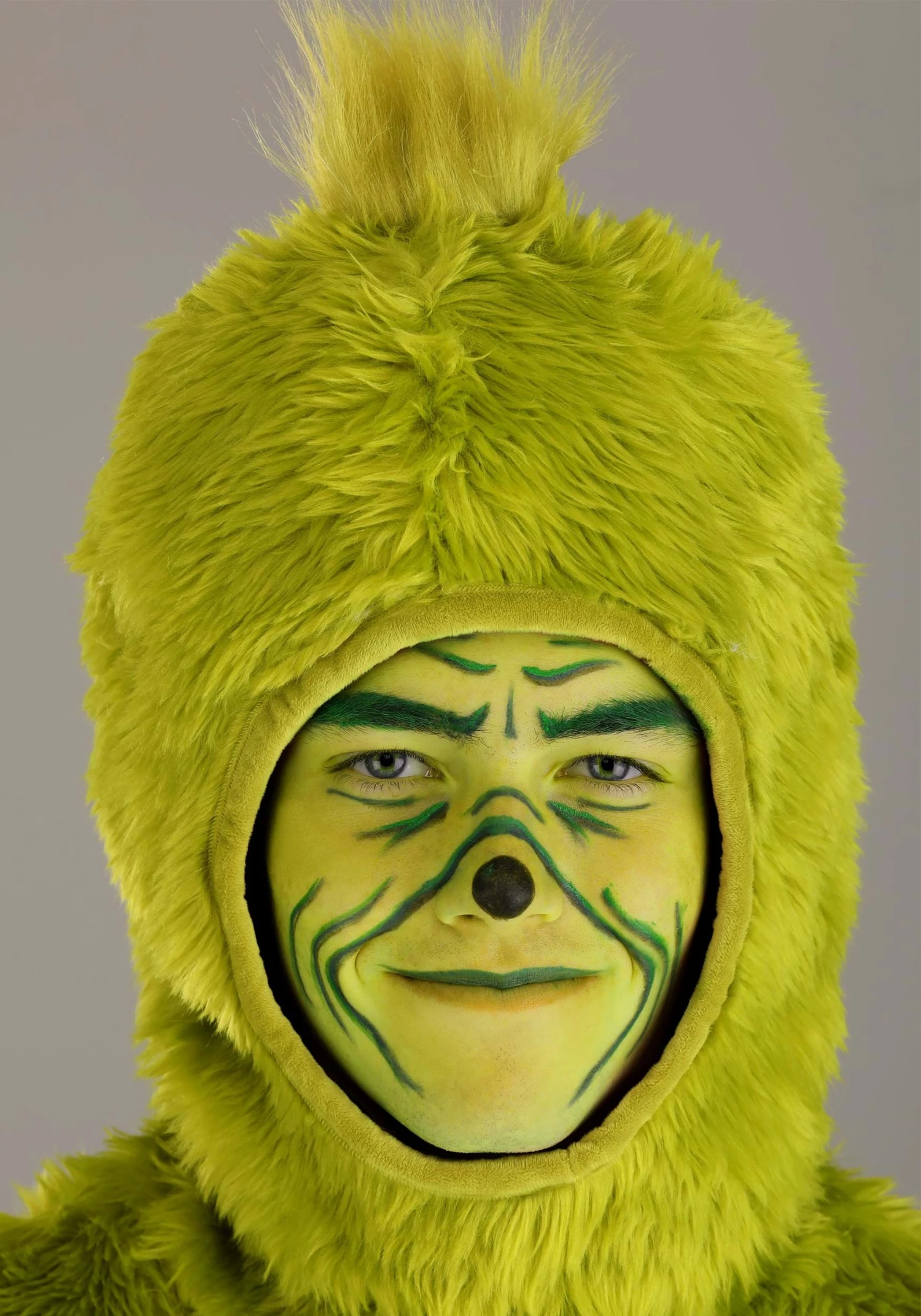 Dr. Seuss Open Face Grinch Costume For Adults 8 Dr. Seuss Open Face Grinch Costume For Adults - Image 6