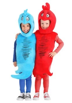 Dr. Seuss Red Fish Costume For Toddlers 11 Dr. Seuss Red Fish Costume For Toddlers -Halloween Costumes dr seuss toddler red fish costume alt 2