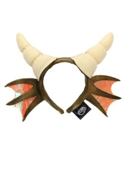 Dragon Horns Green Headband -Halloween Costumes dragon horns headband alt 3