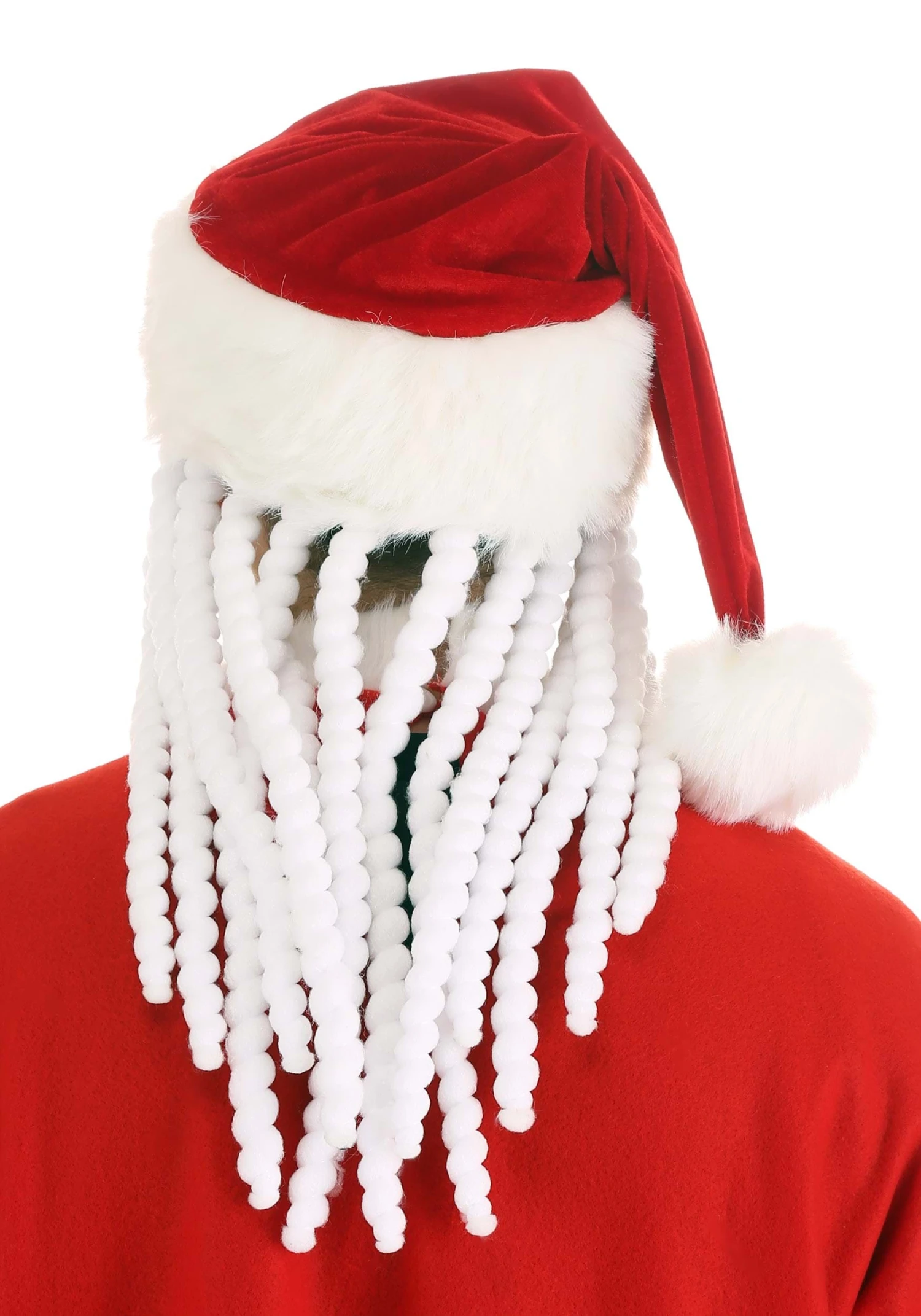 Adult Dread Santa Plush Hat 4 Adult Dread Santa Plush Hat - Image 2