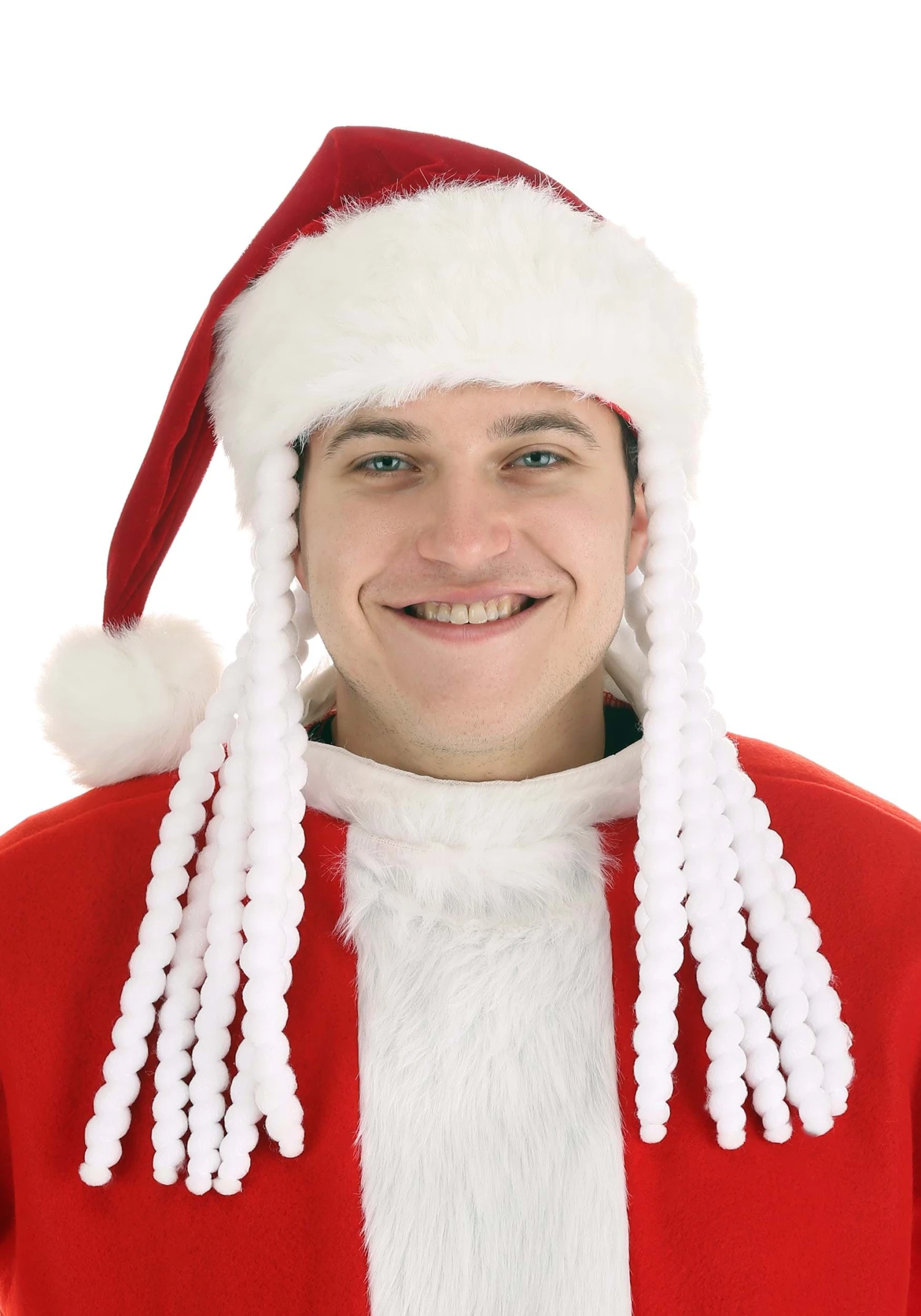 Adult Dread Santa Plush Hat 3 Adult Dread Santa Plush Hat