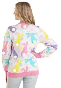 Easter Bunny Adult Ugly Sweater -Halloween Costumes easter bunny ugly sweater alt 4
