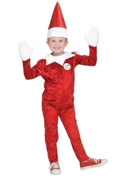 Fun World Boy's Toddler Deluxe Elf On The Shelf Costume 19 Fun World Boy's Toddler Deluxe Elf On The Shelf Costume -Halloween Costumes elf on the shelf deluxe toddler boys costume alt 8